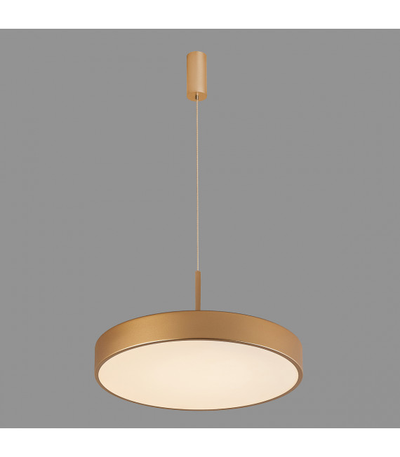 Moderna lampada a sospensione Orbital Golden sand