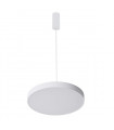 Orbital metal pendant light Sandy white