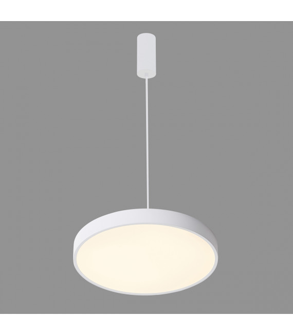 Orbital metal pendant light Sandy white