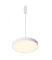 Orbital metal pendant light Sandy white