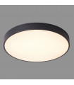 Modern ceiling lamp Orbital Black sandblasted