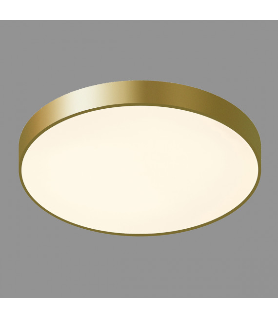 Plafonnier moderne Orbital Sablé doré