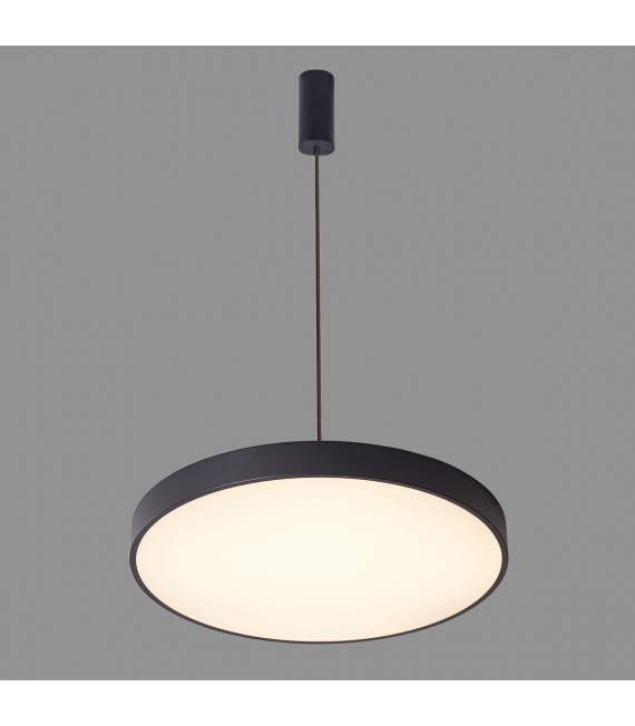Lámpara colgante moderna Orbital Negro arenado