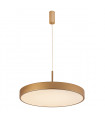 Modern hanging lamp Orbital Sablé gold