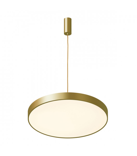 Modern hanging lamp Orbital Sablé gold