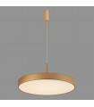 Modern hanging lamp Orbital Sablé gold