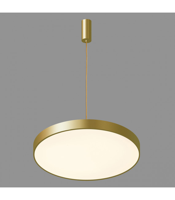 Suspension moderne Orbital Sablé doré