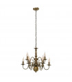 Suspension classique Marion Bronze antique 9 ampoules