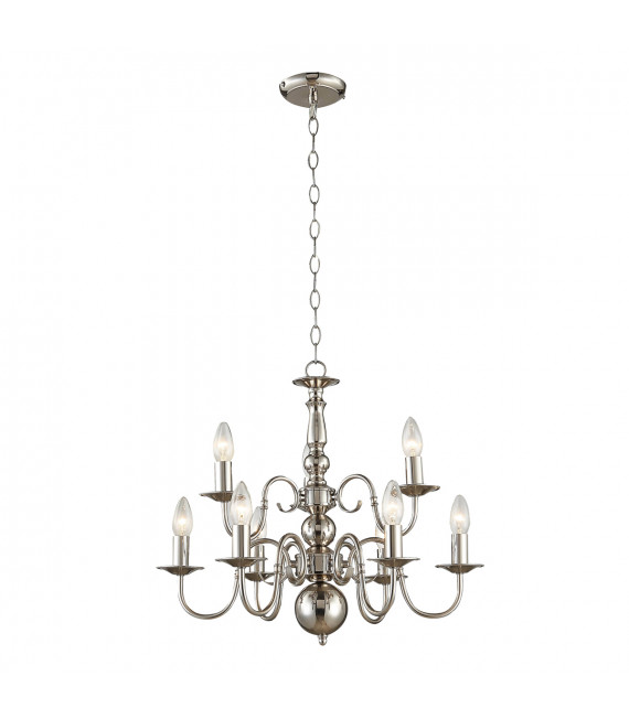 Classic 9-light Marion Chrome chandelier