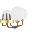 Industrial and retro pendant light Arkeno Matt black