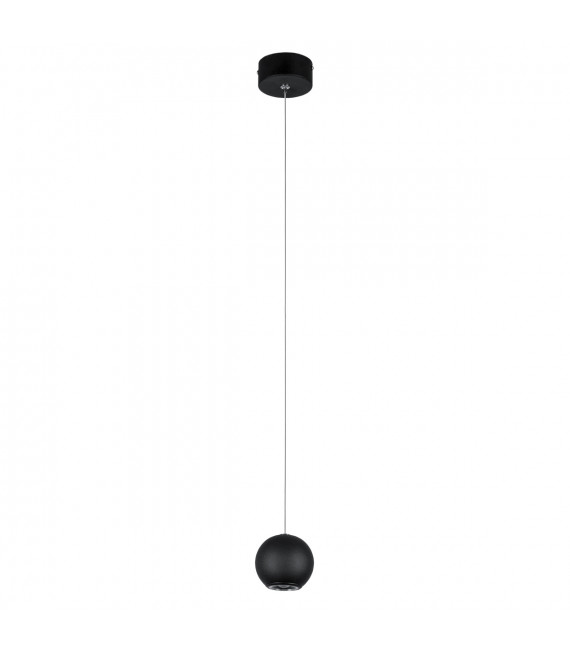 Lámpara colgante moderna Neutron Black