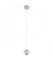 Modern pendant lamp Neutron Chrome in metal