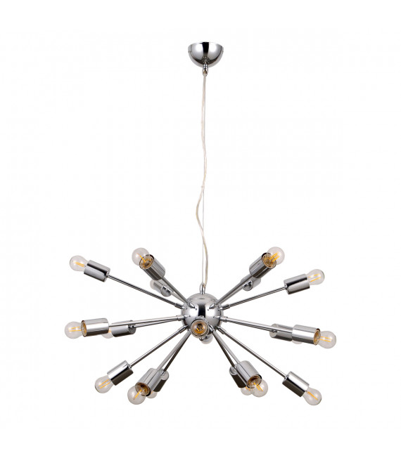 Moderne Pendelleuchte Theo Chrome