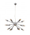Modern hanging lamp Theo Chrome