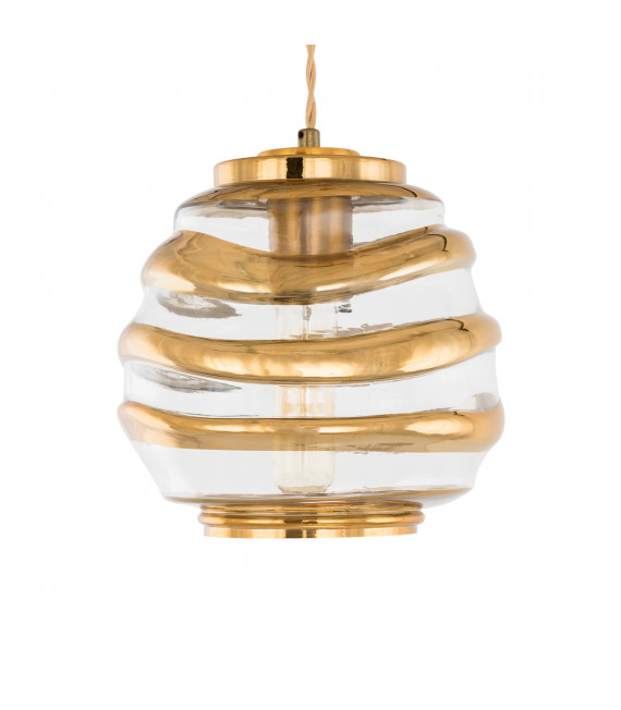 Klassische Pendelleuchte Ananta Copper, Honig