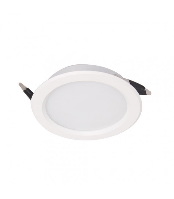 Plafonnier encastrable technique et moderne Bella blanc