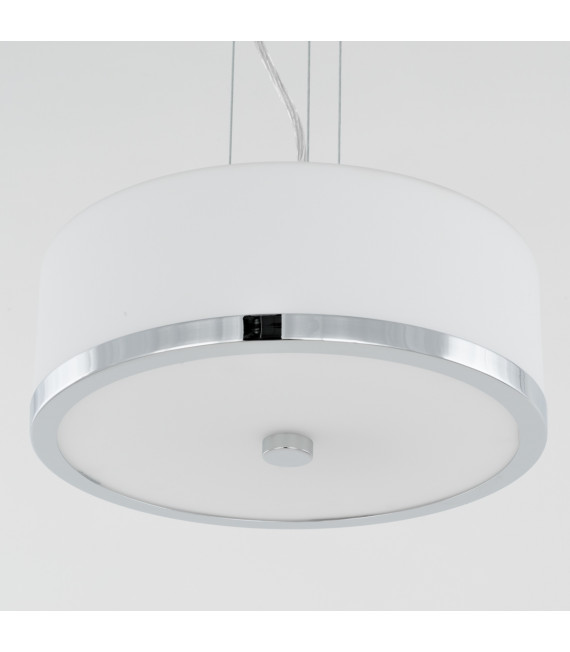 Moderna lampada a sospensione Loris Chrome
