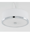 Modern hanging lamp Loris Chrome