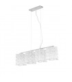 Suspension classique Antonio Chrome 4 ampoules