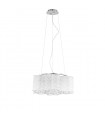 Suspension classique Antonio Chrome 6 ampoules
