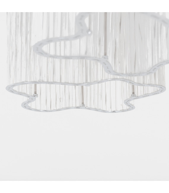 Lampada a sospensione classica Antonio Chrome