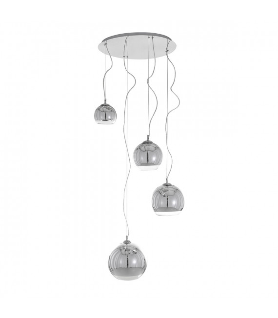 Moderne Pendelleuchte Laurent Chrome