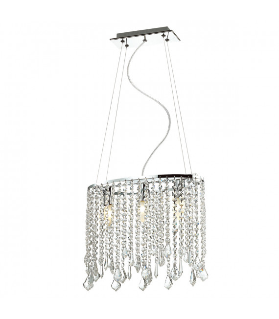 Suspension en cristal Kaas Chrome