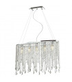 Suspension en cristal Kaas Chrome 5 ampoules