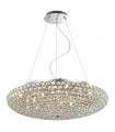 Santo Chrome classic pendant light 12 bulbs