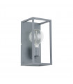 Industrial and retro wall light Sigalo Sandy gray