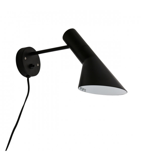 Lampada da parete moderna Volta Nera