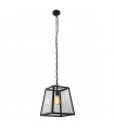 Industrial and retro pendant lamp Laverno Matt black 1 bulb