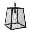 Industrial and retro pendant lamp Laverno Matt black 1 bulb