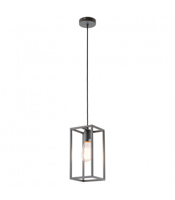 Lampada a sospensione industriale e retrò Sigalo Chrome