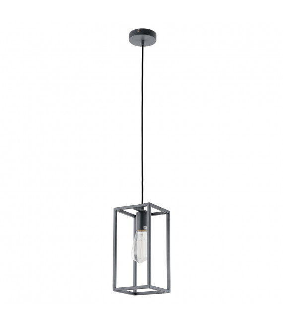 Lámpara colgante industrial y retro Sigalo Chrome
