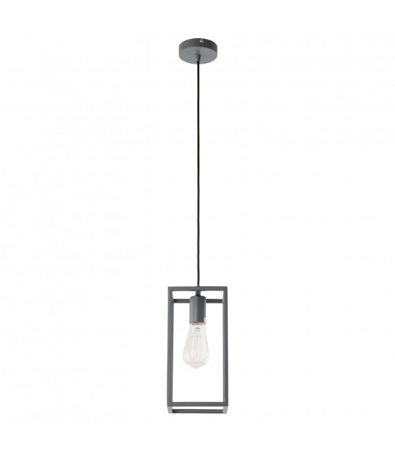Lámpara colgante industrial y retro Sigalo Chrome