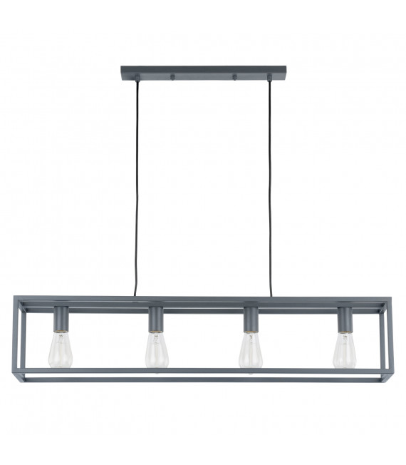Industrie- und Retro-Pendelleuchte Sigalo Grey Sand