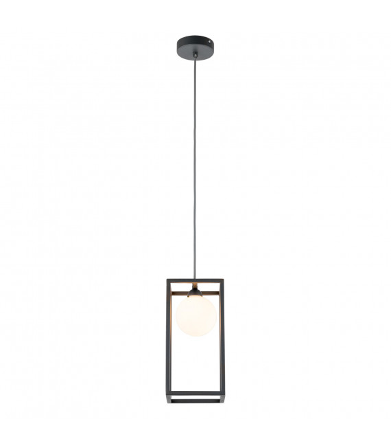 Industrial and retro pendant light Daisy gray