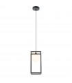 Suspension industrielle et rétro Daisy gris