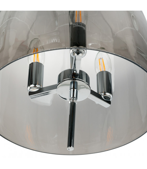 Modern hanging lamp Alan Chrome
