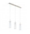 Modern suspension Terni Chrome 3 bulbs