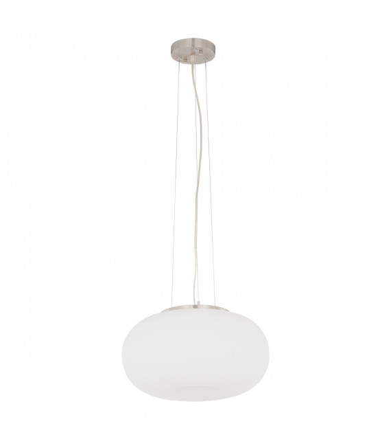 Moderna lampada a sospensione Ufo bianca