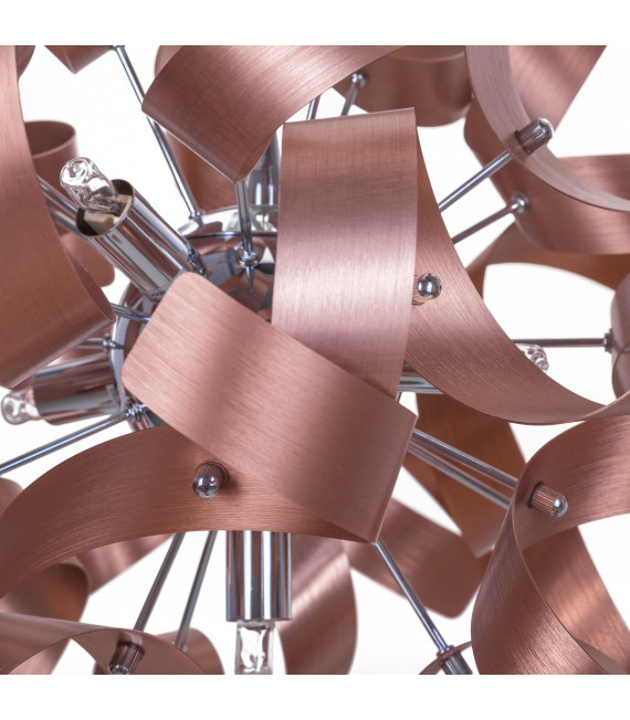 Suspension moderne Carrick Cuivre