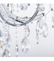 Barocco Chrome Crystal Chandelier