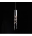 Suspension en cristal Larix Chrome
