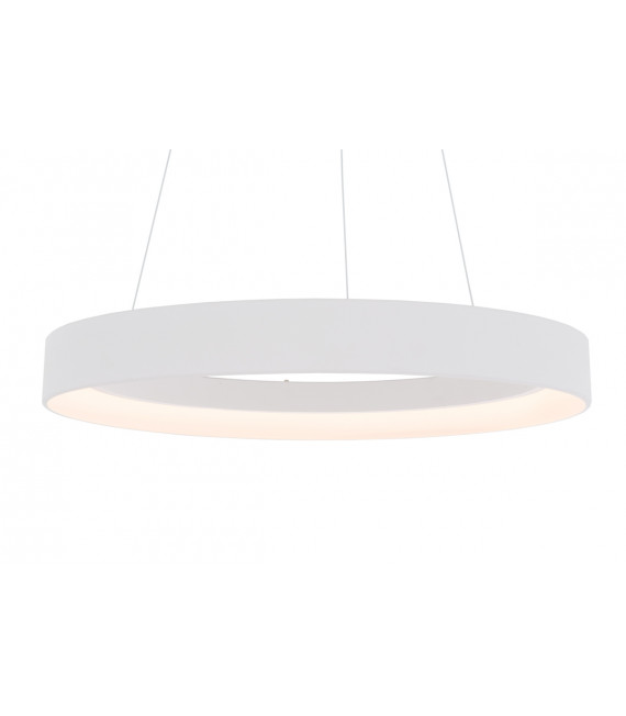 Lampada a sospensione tecnica e moderna Regallo bianca