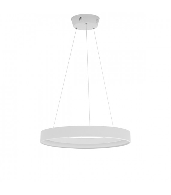 Lampada a sospensione tecnica e moderna Regallo bianca