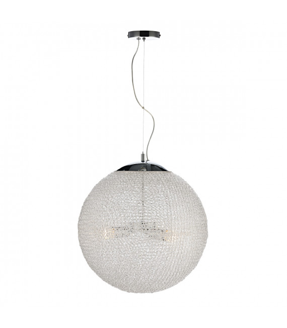 Suspension moderne Sky Chrome 1 ampoule