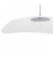 Modern hanging lamp Blossom Chrome, clear