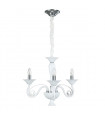 Modern chandelier Verona white